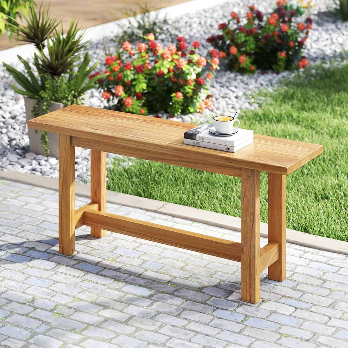 Outdoor Teak Wood Bench