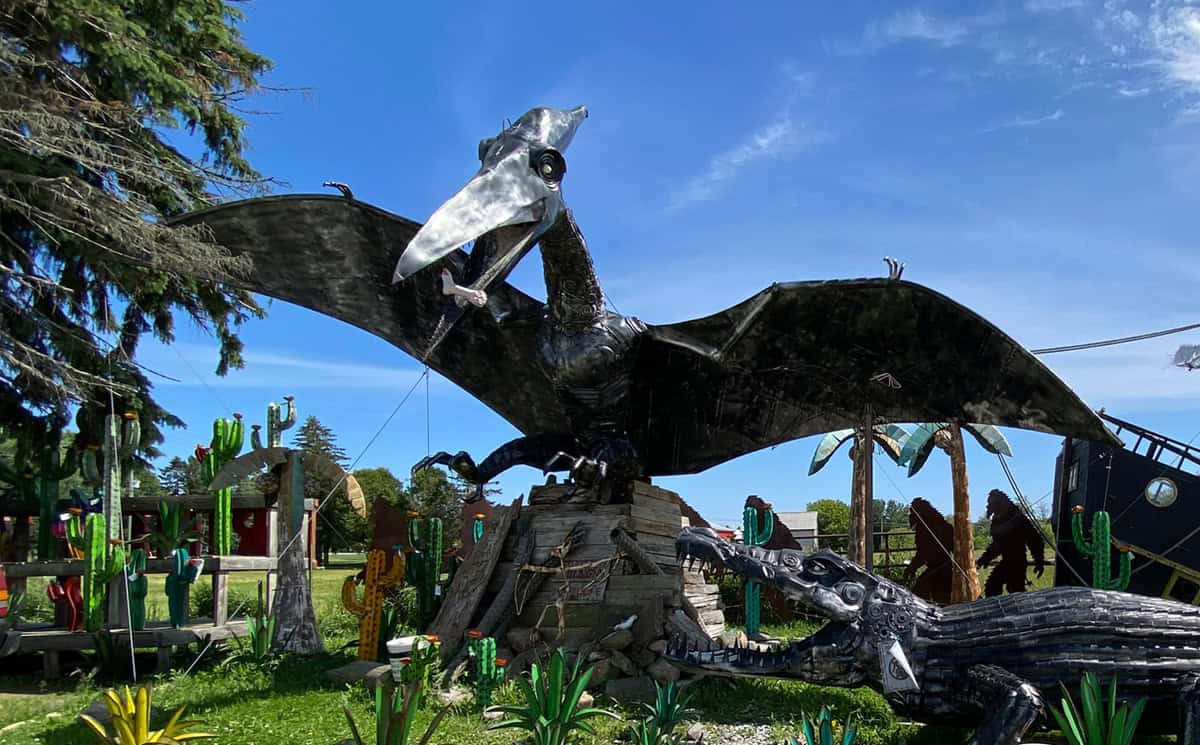 flying_dinosaur_sculpture_Primitive_Designs_1200 flying dinosaur sculpture Primitive Designs, Port Hope Ontario