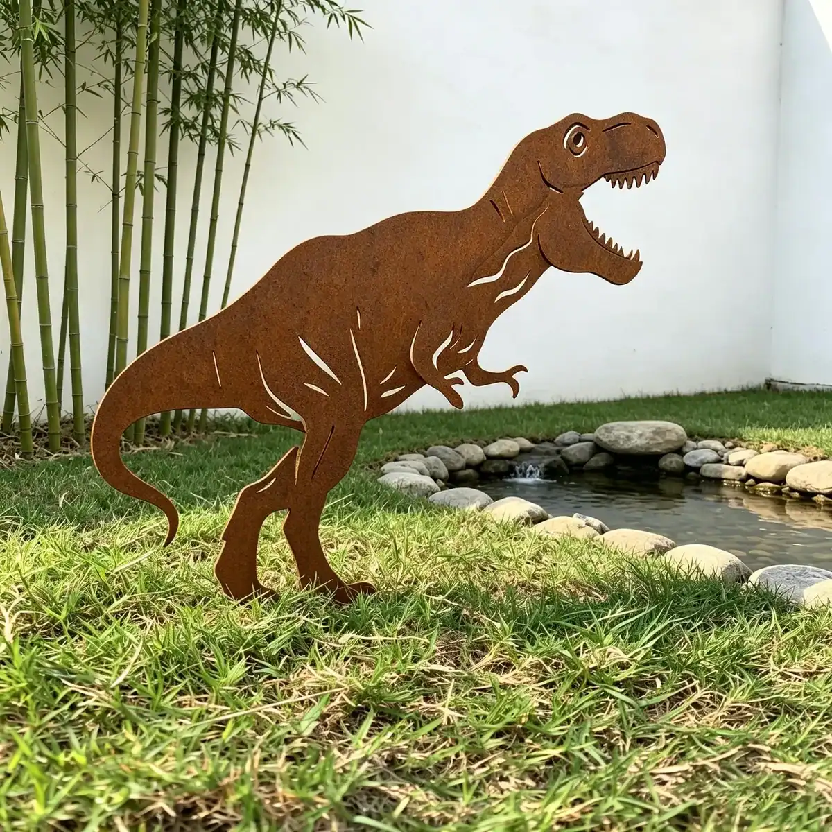 rusty_metal_Trex_garden_sculpture rusty_metal_Trex_garden_sculpture