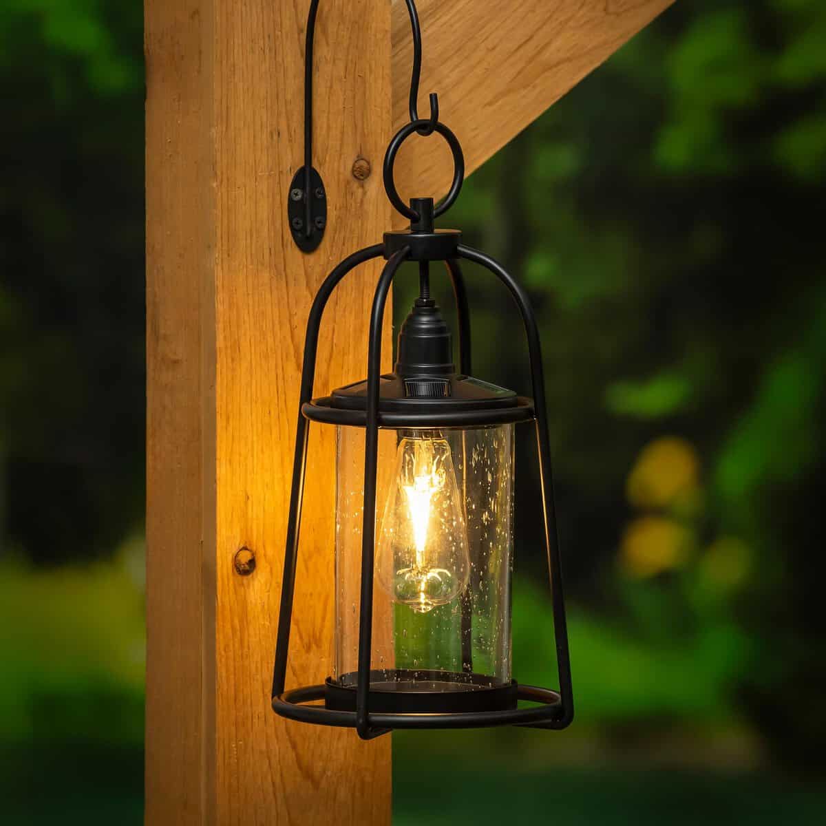 Outdoor Lamps & Lighting Franklin LED Metal Solar Lantern