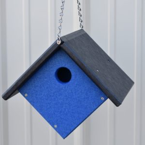 Poly Wren House - Black and Blue