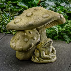 Tucker Toadstool Garden Statue