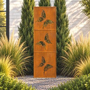 Butterfly Privacy Screen 3D Metal Garden Panel PS504