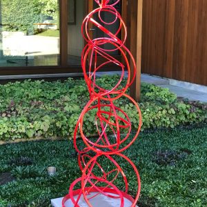 Casei Large Modern Mid Century Metal outdoor sculpture