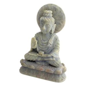 Natural Soapstone Sculpture from India