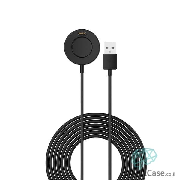 כבל טעינה איכותי לשעוני גרמין Garmin - שחור