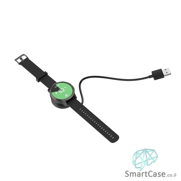כבל טעינה איכותי לשעוני גרמין Garmin - שחור