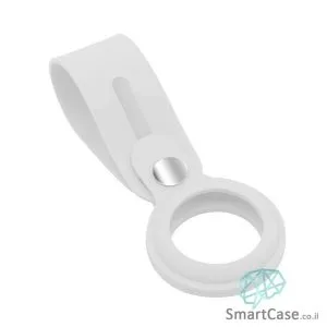 כיסוי קשירה לאייר תג / Apple AirTag Loop בצבע לבן