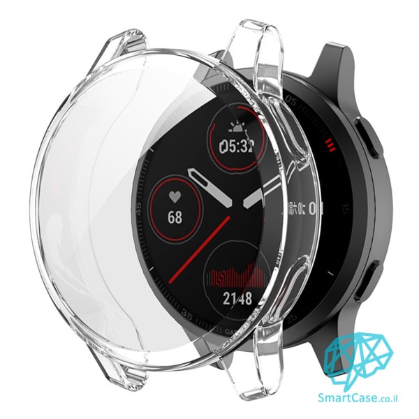 כיסוי היקפי מלא מסיליקון שקוף גרמין Garmin Venu 2 / Vivoactive 4