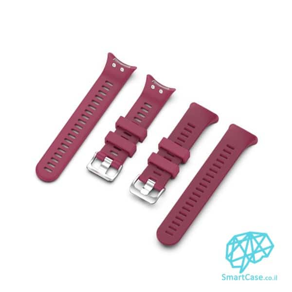 רצועת סיליקון לשעוני Garmin Forerunner 45/45S בצבע Wine red