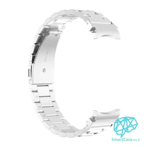 רצועת ברזל חוליות בצבע Silver לשעוני גלקסי ווטש 4
