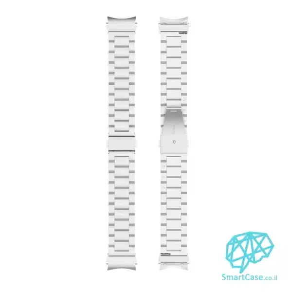 רצועת ברזל חוליות בצבע Silver לשעוני גלקסי ווטש 4