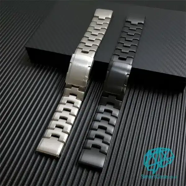 רצועת Titanium alloy 22mm בצבע כסוף לשעוני גרמין פניקס Fenix 5 \6 \7