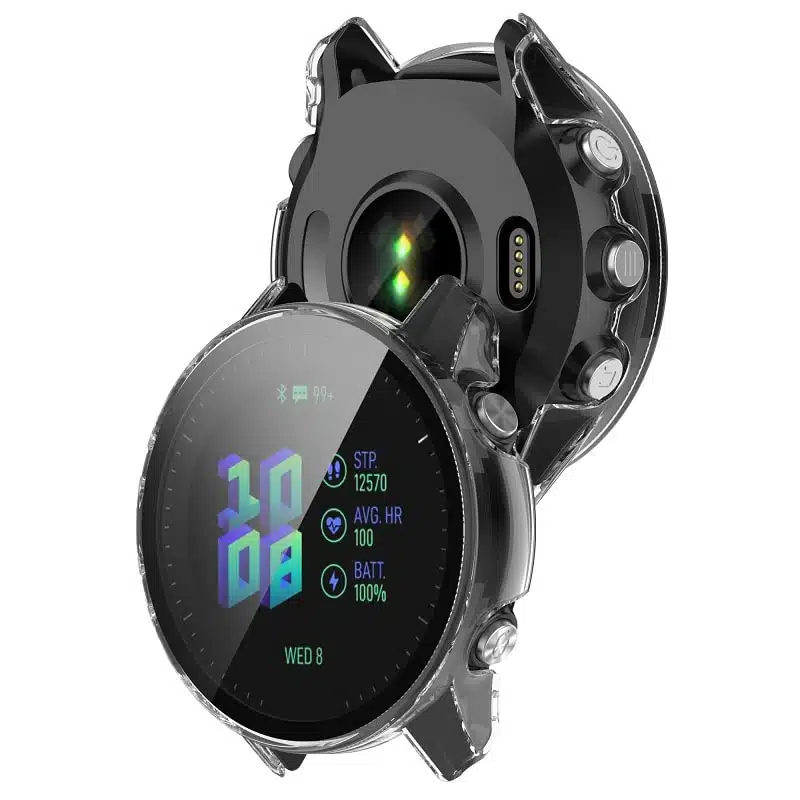 כיסוי היקפי מלא זכוכית שקוף Garmin forerunner 955