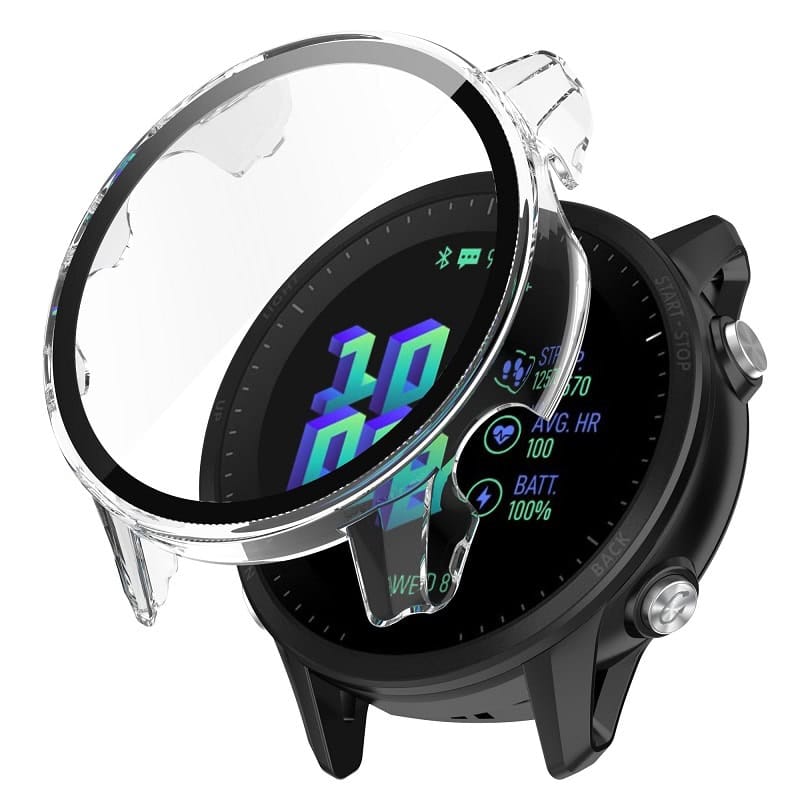 כיסוי היקפי מלא זכוכית שקוף Garmin forerunner 955