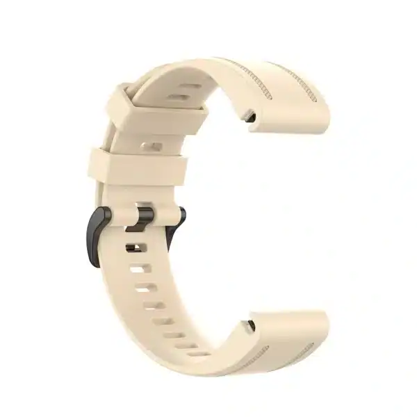 רצועת סיליקון לשעוני גרמין פניקס Fenix 5s 6s 7s 20mm Beige