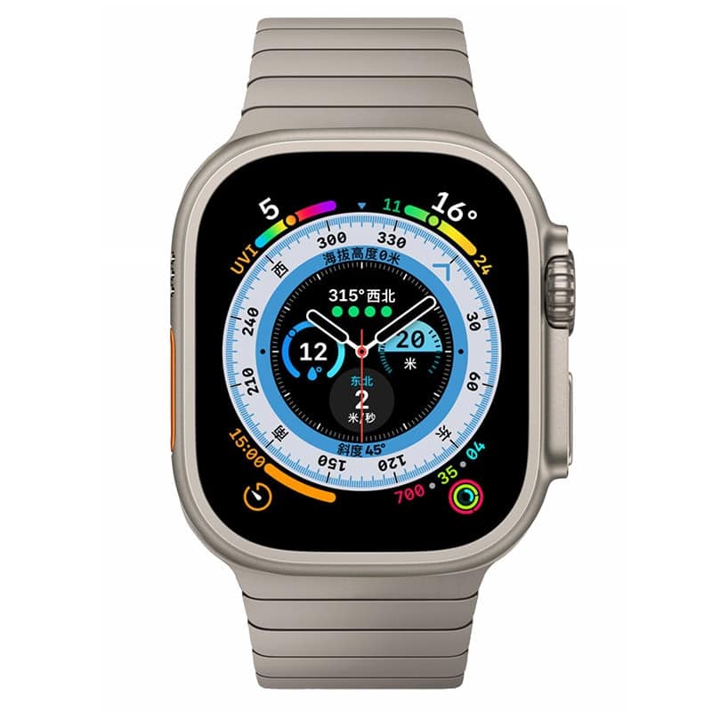 רצועת ברזל פרימיום בצבע Starlight אפל ווטש Apple Watch
