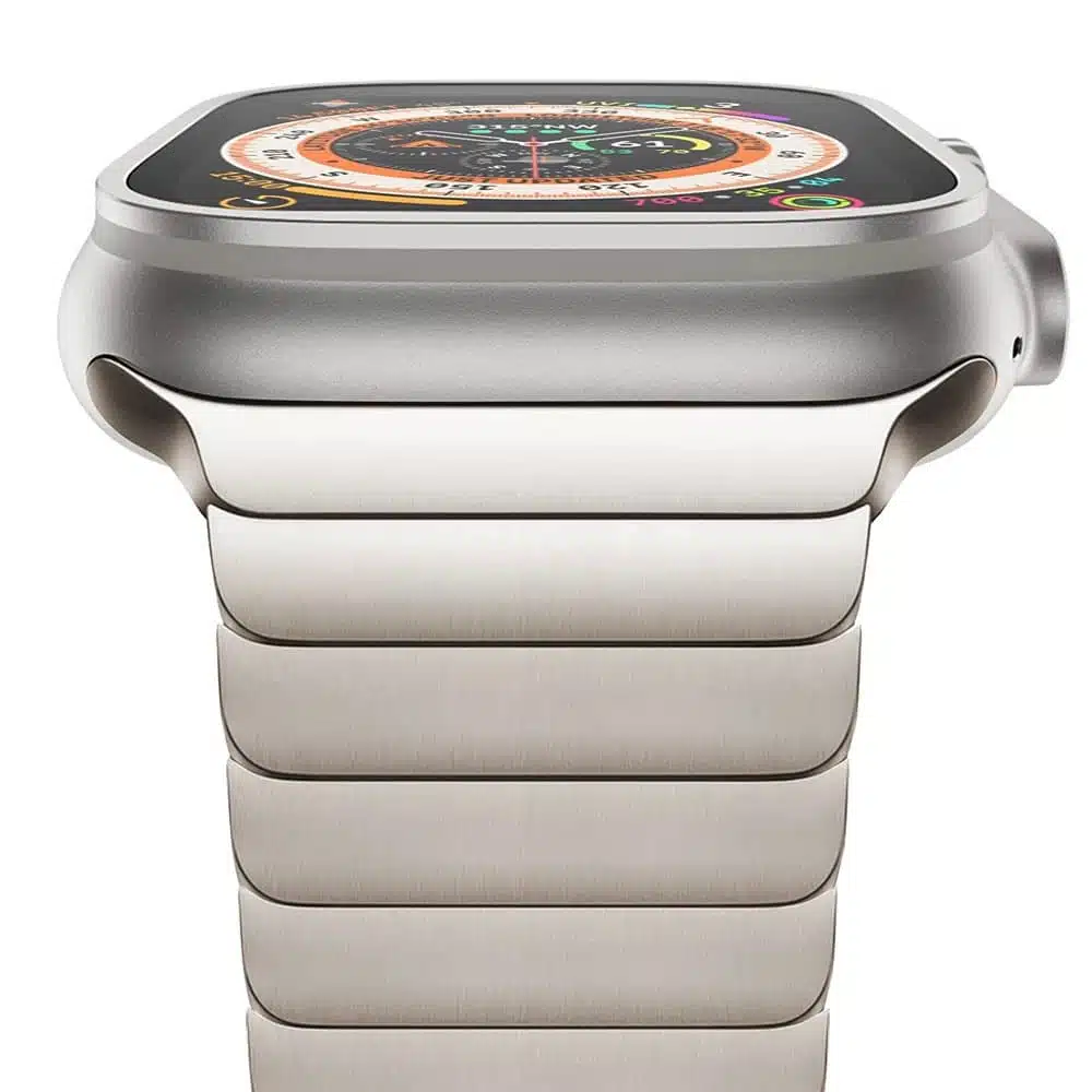 רצועת ברזל פרימיום בצבע Starlight אפל ווטש Apple Watch