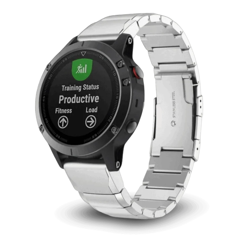 רצועת טיטניום 26 מ"מ QuickFit לשעוני גרמין פניקס, קלות להתקנה ואיכותית, מתאימה לשעוני ספורט ופעילות גופנית, עמידה וקלה לניקוי.