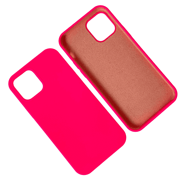 כיסוי לאייפון 11/12/13 סיליקון עם מגע קטיפה Rose Red #17