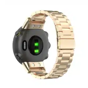 רצועת ברזל חוליות לשעוני Garmin Forerunner 45/45S בצבע Champagne gold