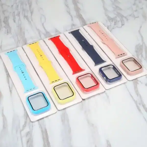 רצועת סיליקון וכיסוי אפל ווטש לשעוני 41mm 7/8/9