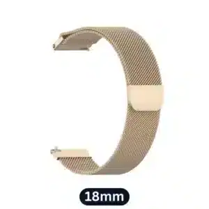 רצועת ברזל מגנט Milanese Quick Release 18mm Retro Gold