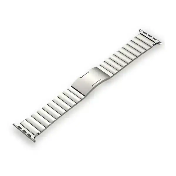 רצועת Titanium alloy סגנון Onebead לשעון אפל ווטש צבע Titanium