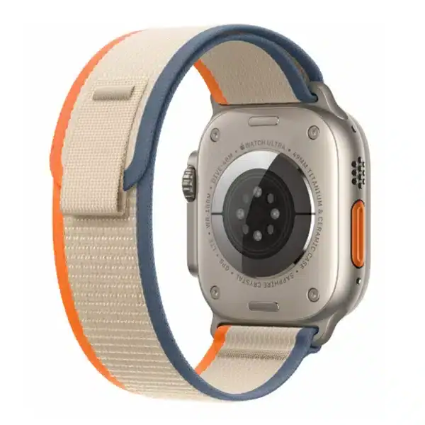 רצועת Trail Loop בד אפל ווטש אולטרה לשעוני אפל ווטש Orange/Beige