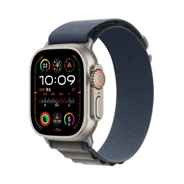 רצועת Alpine Loop בד אפל ווטש אולטרה לשעוני אפל ווטש Blue