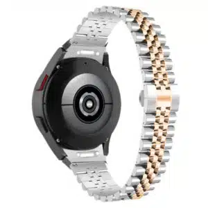 רצועה לשעון גלקסי ווטש 4/5/6 Five Beads ברזל OneClick כסוף זהב ורדים