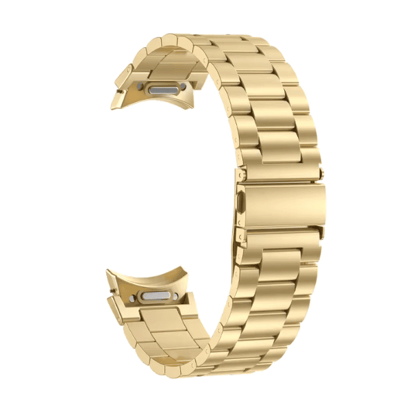 רצועת ברזל חוליות OneClick בצבע Gold לגלקסי ווטש 4/5/6