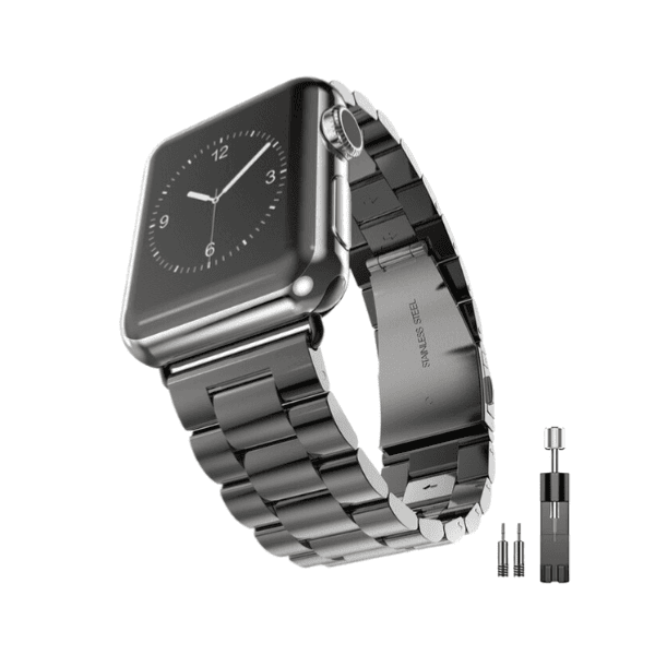 רצועה לשעון אפל ברזל חוליות 38/40/41mm בצבע Black