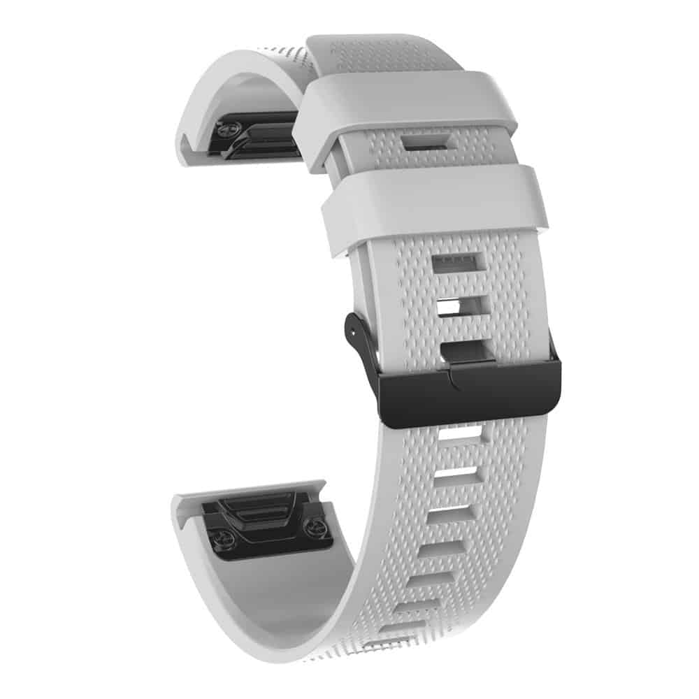 רצועת סיליקון איכותית QuickFit 22MM לשעוני גרמין #5 Gray