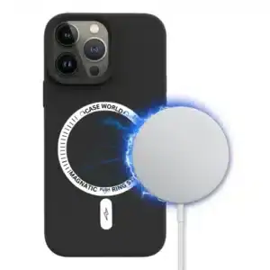 כיסוי לאייפון 14 magsafe מגע קטיפה iPhone 14 שחור