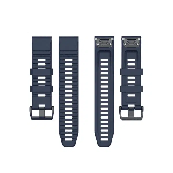 רצועת סיליקון לשעוני גרמין פניקס כחול QUICKFIT 22MM