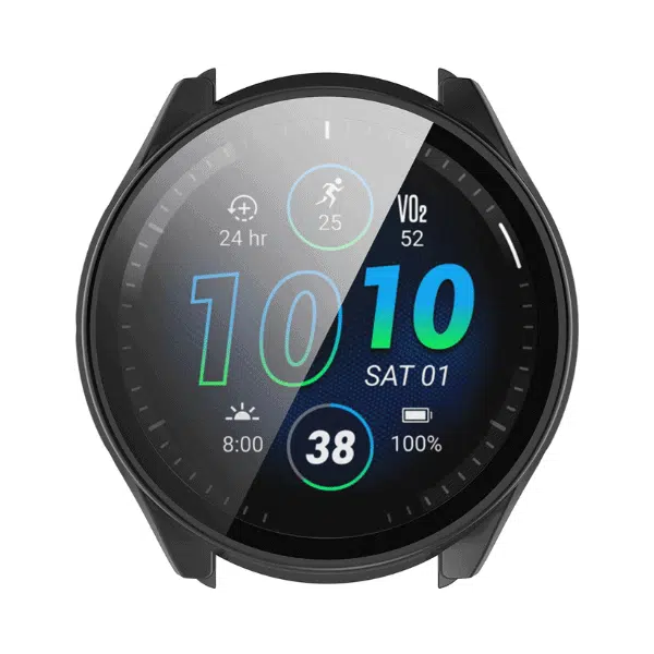 כיסוי היקפי מלא זכוכית Black גרמין פוראנר 965 Garmin forerunner