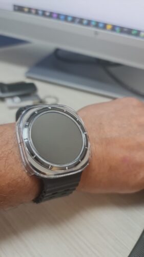 כיסוי היקפי מלא לשעון גלקסי ווטש 6 40mm שחור photo review