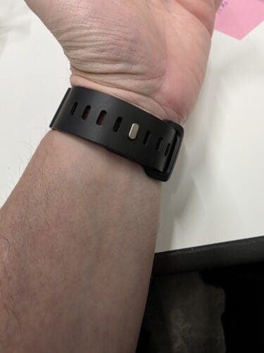 רצועה לשעון סמסונג גלקסי ווטש אולטרה סיליקון פרימיום סגירה פנימית FKM Fluorine שחור photo review