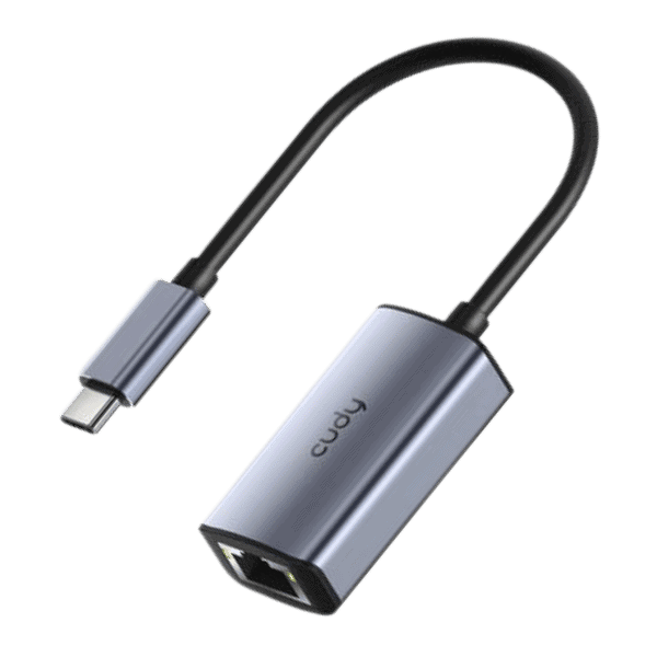 מתאם רשת USB-C ל-RJ45 במהירות 2.5Gbps, מתאים לחיבורי אינטרנט מהיר ומתקדם. מוצר איכותי של SmartCase לשדרוג חיבורי הרשת במחשב או בטלפון.