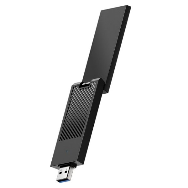 כרטיס רשת אלחוטי USB תומך Wi-Fi 7 במהירות גבוהה, מתאים לחיבורי רשת יציבים ומהירים במשרדים ובבתים.