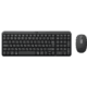 מקלדת ועכבר אלחוטיים של Logitech, עיצוב מודרני ונוח לשימוש משרד, בית, ולימודים, תואם למחשבים ניידים ונייחים.