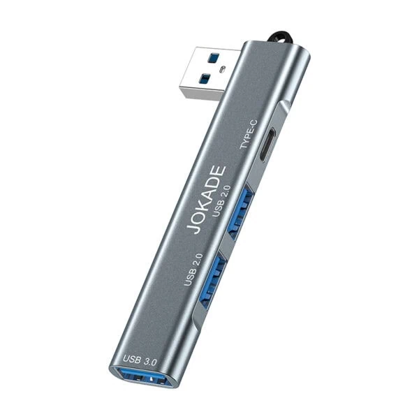 מתאם USB רב תכליתי עם חיבור Type-C, USB3.0 ו-USB2.0, מתאים לשימוש עם מחשבים ניידים וטלפונים חכמים.