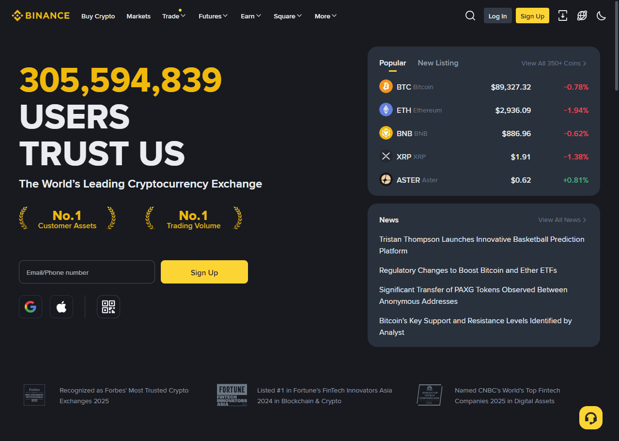 binance exchange guide