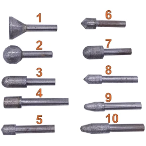 Diamond grinding heads for stone ŠGM-6