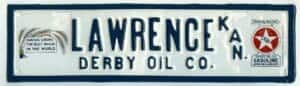 Lawrence Kan. Derby Oil Co. booster plate