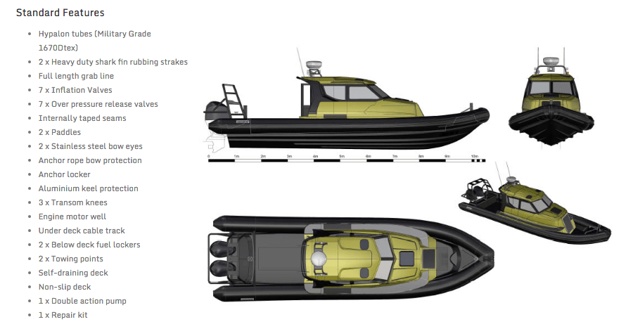 Gemini Waverider 1060 Cabin Version Gemini Waverider 1060 Cabin Version @ RIBs ONLY - Home of the Rigid Inflatable Boat