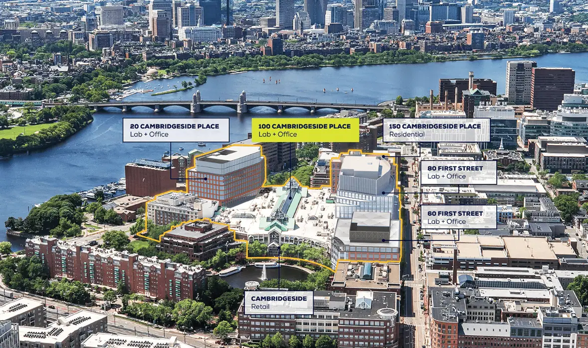 CambridgeSide Location Map