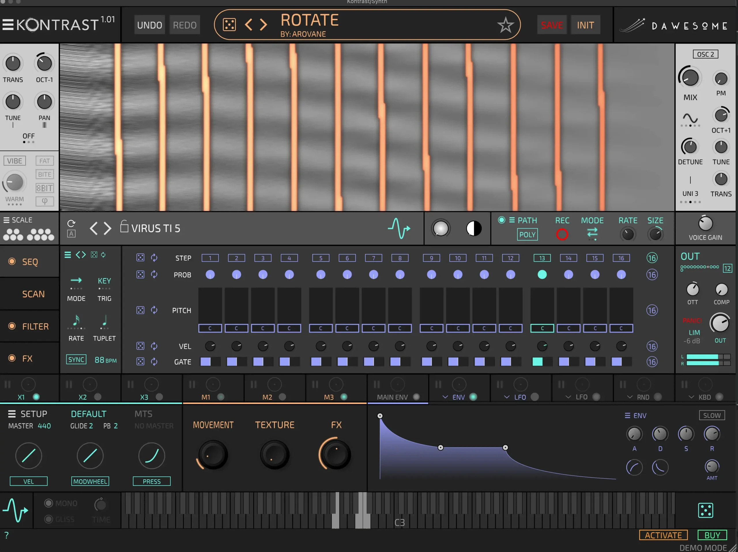 Dawesome Kontrast Interface