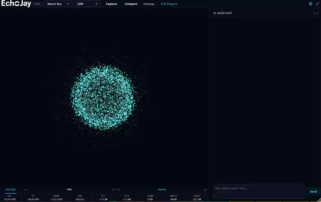 EchoJay AI Mixing Assistent Visualizer